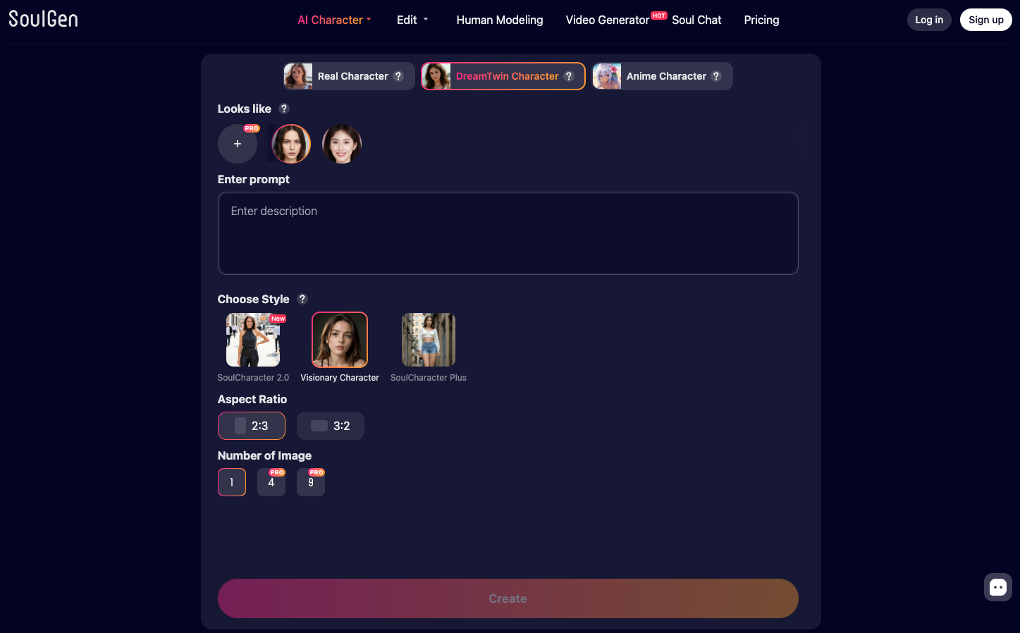 Soulgen - AI Character generation