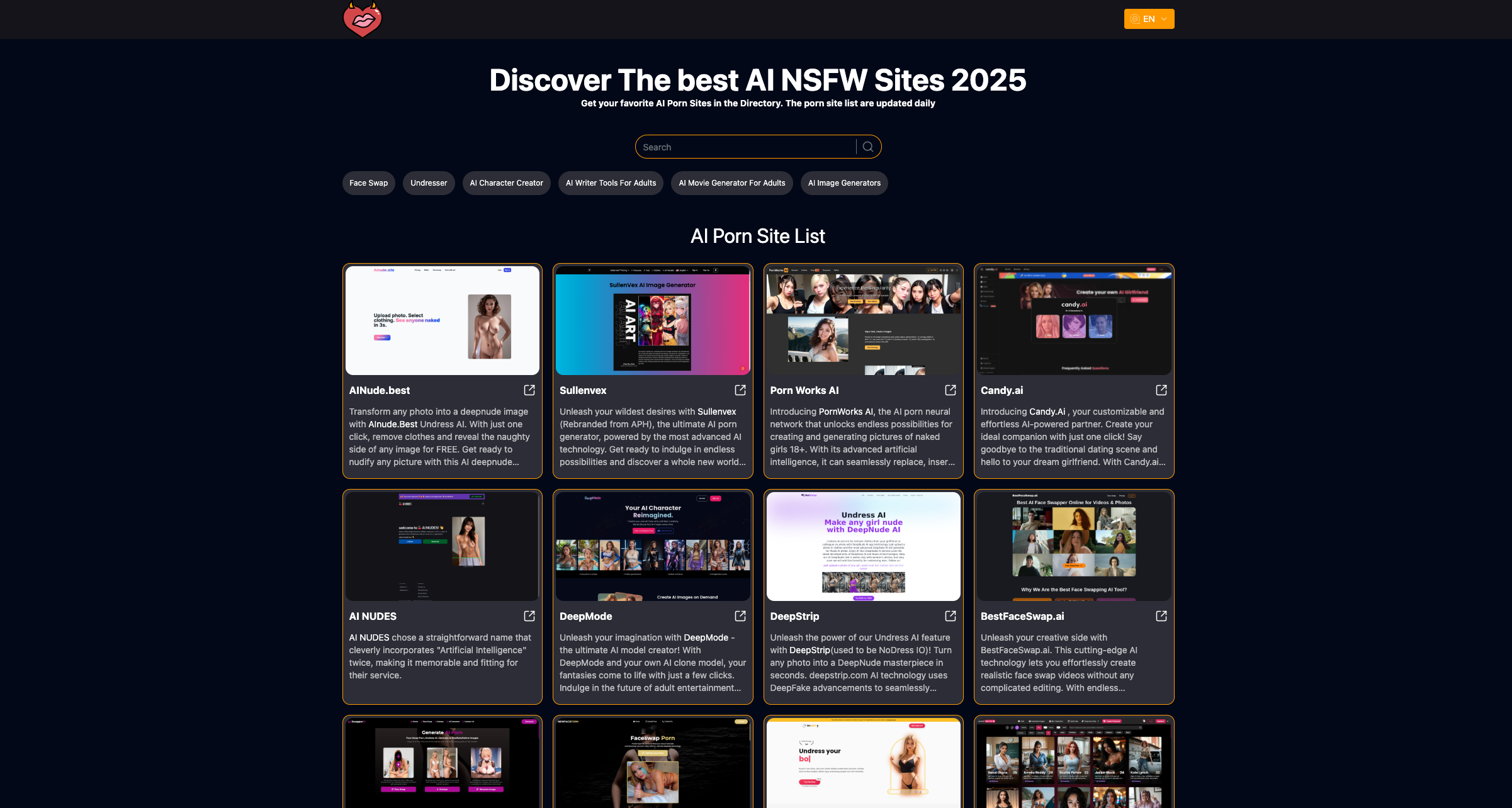 bestainsfw.com - best ai nsfw generation tools list